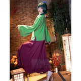 Anime Maomao Cosplay Costume The Apothecary Diaries Kimono Mao Mao Uniform Wig Outfits Halloween Carnival Party For Women