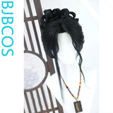 [Styled Wig]WHERE WINDS MEET Han Auntie's COS Hairy Girl Style Wig Set with Lace Front Wig