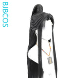 [Styled Wig]Ancient style men's  young man's imitation Lace Front Wig Chu Wanning wig cover, versatile half tied ponytail