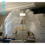 Angewomon Cosplay White Eight Wings Anime Digimon Adventure Cosplay Eight Wings Angel Devil Props Halloween Carnival Party Props