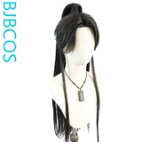 [Styled Wig]Antique style young man small lace Xie Lian COS wig cover versatile half tied ponytail