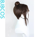 [Styled Wig]Ashes of the Kingdom‌ Mixed brown Lace Front Wig COS Guangling King wig set with ancient style
