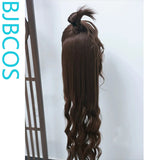 [Styled Wig]Ashes of the Kingdom‌ Zhuge Dan Brown Three Pointed Lace Front Wig Hair COS Wig Set