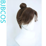 [Styled Wig]Ashes of the Kingdom‌ Mixed brown Lace Front Wig COS Guangling King wig set with ancient style