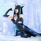 GODDESS OF VICTORY: NIKKE Little Mermaid Cosplay Tight Leather Clothing Halloween Uniform Carnival Party Play Role Clothes