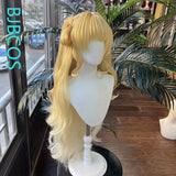 [Styled] Phoebe Wig Game Wuthering Waves WuwWa Phoebe Cosplay Wig Long Hair Yellow Gold Hair