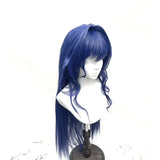 [Styled Wig]GODDESS OF VICTORY: NIKKE Game Women Cute Blue Hair Arcana Fortune Mate Cosplay Wig Cap