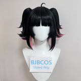 [Styled] Zenless Zone Zero Nangong Yu Cosplay Wig Anime Game Nangong Yu Hair Halloween Party Prop Rose Net Wigs