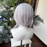 [Styled Wig]Honkai Star Rail Cifera Gray White Long Hair Halloween Carnival Party for Women Girls Carnival Props