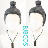 [Styled Wig]Lace Wig Vintage Old Man Film and Television Flower White Full body Styling COS Styling Wig Set