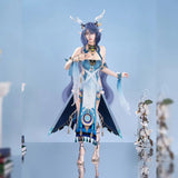 Lauma Game Cosplay Costume Genshin Impact Uniform Shoes Headwear Earrings Frostmoon Scions Halloween Party Outfit Women Girls