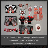 Claret Flint Cosplay Costume Game Zenless Zone Zero Women Flint Sexy Style Full Set Props Anime Outfit For  Halloween Carnival