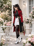 Rin Tohsaka Anime Game Costumes Honkai: Star Rail Fate Collab Red Cosplay Costume Full Set Uniform Role Play Halloween Party