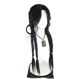 [Styled Wig]WHERE WINDS MEET Shao Dong Jia Female Edition Lace Front Wig COS Hairy Girl Style Wig Set