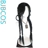 [Styled Wig]WHERE WINDS MEET Shao Dong Jia Female Edition Lace Front Wig COS Hairy Girl Style Wig Set
