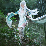 Genshin Impact Cosplay costume featuring White Horse Immortal and Zi Bai Halloween Uniform Carnival Party Play Role Clothes
