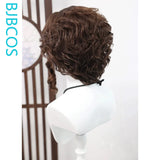 [Styled Wig]Bloody Queen Mary‌ Cosplay Lace Front Wig Game I Dentity V Women Man Short Brown Curly Hair Halloween Party Wig
