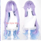[Styled] Wuthering Waves Cantarella Cosplay Wig 90cm Long Purple Blue Mixed Wig Cosplay Anime Cosplay Wigs