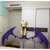 Nakamasa Ichika Cosplay Wings Game Blue Archive Foldable Purple Versatile Eva Angel Wings Cosplay Halloween Carnival Party Prop