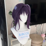 [Styled] Iroha Sakayori Cosplay Wig Ponytail Cosmic Princess Kaguya Chou Kaguya-hime Kaguya Purple Blue Hair Wigs For Women Men