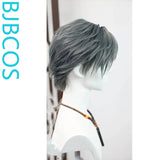 [Styled Wig]Small lace boy haze blue daily COS short hair micro spray fluffy
