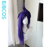 [Styled Wig]Morganaa Cosplay Wig Game Anime For Women Purple Long Hair Heat Resistant Synthetic Halloween Party Wigs