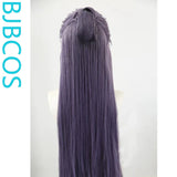 [Styled Wig]Lace Front Wig Ancient style Hanfu male NPC dark purple creative costume wig design