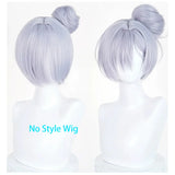 [Styled Wig]Cinderella Cosplay Wig Game GODDESS OF VICTORY: NIKKE Women Short Light Purple Hair Heat Resistant Synthetic Wig