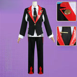 Lyndon Skott Cosplay Game Honkai Star Rail Cosplay Costume【S-3XL】Black And Red Uniform Sunglasses Suit Set For Men Outfit
