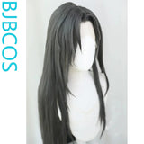 [Styled Wig]Ashes of the Kingdom‌ Guo Jiaqian lace three pointed hook wig set cos black gray green antique style