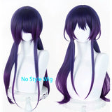 [Styled Wig]Chen The Dawnstreak Cosplay Wig Game Arknights:Endfield Ch'en Women Purple 73CM Hair Halloween Party Heat Resistant