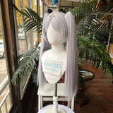 [Styled Wig]‌Frieren Cosplay Wig Anime Frieren: Beyond Journey's End Women White Long 68CM Hair Halloween Carnival Party Wig Cap