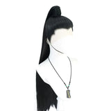 [Styled Wig]Hanfu Men's Ancient Costume Front Lace Lace Front Wigk Versatile COS Wig Headset, Divine Eagle Hero Couple, Yang Guo