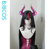 [Styled Wig]‌Shinku Cosplay Wig Game Neverness To Everness Women Black Mixed Purple Long Hair 88CM For Hallowmas Comicon Party