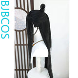[Styled Wig]Grandmaster of Demonic Cultivation COS Ancient Costume Blue Forgetting Machine Lace Front Wig COS Wig Headset Wig