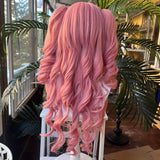 [Styled Wig]Nicole Demara Cosplay Wig Game Zenless Zone Zero ZZZ Woman Long 80CM Mixed Pink Hair For Cosplay Halloween Party Wig