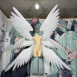 Versatile White Wings Cosplay Costume Women Men Pearl Cotton Six Wings Cosplay For Halloween Carnival Fancy Party Prop