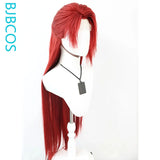 [Styled Wig]Wang Lin‌ Cosplay Lace Front Wig Anime Women Man Long Red NPC Universal Hair Shaped Halloween Party Ancient Style