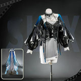 Velina Airgid Cosplay Costume Game Zenless Zone Zero ZZZ Women Black And White Dress Full Set Daily Leisure Outfit Prop Set S-XL