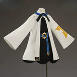 Muku‌ Cosplay Costume Anime Man Or Woman Clothes White And Black Hat Full Set Muku‌ Halloween Costume XS-2XL