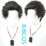 [Styled Wig]Cosplay Delta‌ action front lace three pointed hairstyle for daily teenage boys with short hair