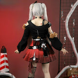 【In Stock】Sparxie Cosplay Costume Game Honkai: Star Rail HSR Full Set Red And Black Skirt Halloween Role Play Dress AniMuse
