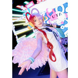 Film Red Uta Anime Uta Cosplay Costume Embroidery Coat Hoodie Skirt Wig Headwear Fake Earphone Cos Convention Latest
