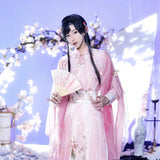 Zhen Huamian‌ Antique Design Cosplay  Halloween Costume Film And Ancient Costume Versatile Pink Color