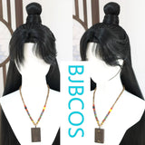 [Styled Wig]WHERE WINDS MEET Shen Yilun Lace Front Wig Ancient Style Versatile Male COS Style Wig Set