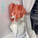 [Styled] Changli Cosplay Wig 90cm Long Hair with Ponytail Pink Silver White Red Wig Cosplay Heat Resistant Synthetic Wigs