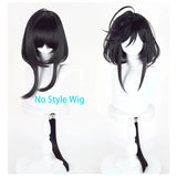 [Styled Wig]Sapphire Cosplay Wig Anime The Ribbon Hero Women Long 100CM Black Hair Anime Wig Heat Resistant Hair Halloween Wig