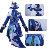 Furina Game Cosplay Costume Genshin Impact with Hat【XS-3XL】Black And White Suits Cosplay for Man Or Women Halloween Outfits