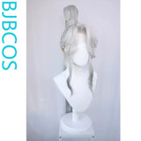 [Styled Wig]Ashes of the Kingdom‌ XXu Shu Silver White Spray Color Lace Front Wig COS Wig Set