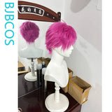 [Styled Wig]‌Kusuo Saiki Wig Anime The Disastrous Life of Saiki K. Men  Halloween Pink Hair Saiki Cosplay Free Wig Cap